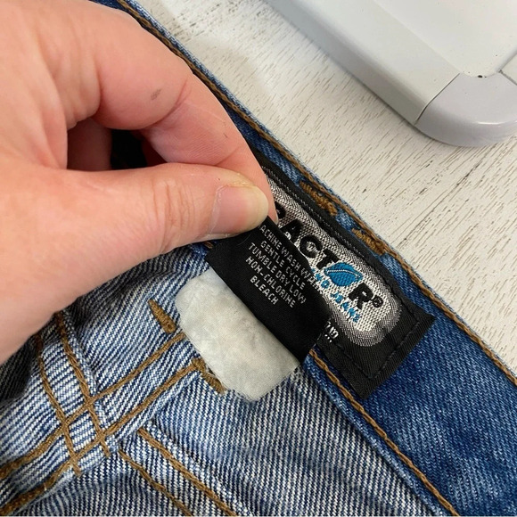 VTG Y2K Flare Cargo Low Rise Jeans Tractor Small Wide Leg 2/4 - Picture 6 of 8